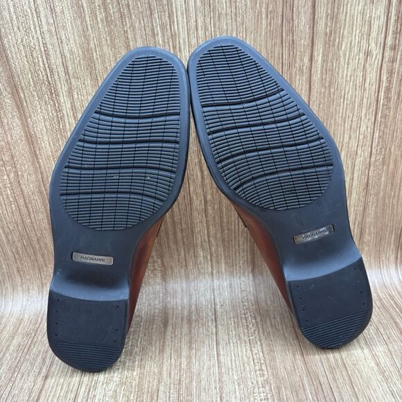 Magnanni Rafa II Horsebit Loafers Cognac Leather Men’s Size 8 Shoes - Picture 6 of 8